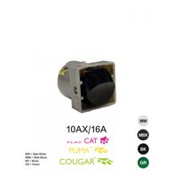 Meerkat - Switch Mechanism 10AX/16A 250V~  Black x50 - MESWBK