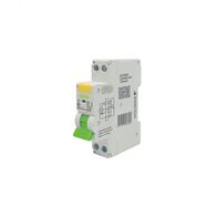 Wolverine -u00a0RCBO Residual Current Breaker with Overcurrent Protection 4.5kA 1 Pole 20A 230V 240V ac 30mA Type A 1 Module  x10 - WORCBO45120