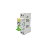 Wolverine -u00a0RCBO Residual Current Breaker with Overcurrent Protection 4.5kA 1 Pole 25A 230V 240V ac 30mA Type A 1 Module  x10 - WORCBO45125