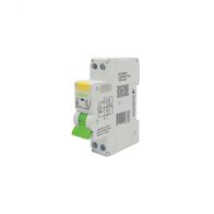 Wolverine -u00a0RCBO Residual Current Breaker with Overcurrent Protection 4.5kA 1 Pole 32A 230V 240V ac 30mA Type A 1 Module  x10 - WORCBO45132