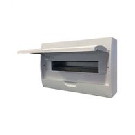 Wolverine -u00a0Switchboard Surface Mount 18 Way 100A 415V~ IP40 with White Door for Indoor Use  x1 - WOSB18