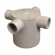 Junction Box 4 Way 20mm Deep