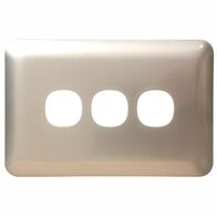 Switch 3 Gang Elite Silver Cover