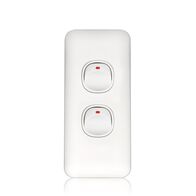 Architrave Switch 2 Gang Wafer