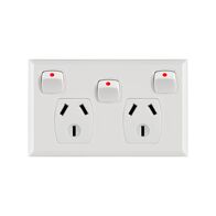 Power Point Double Extra Switch Powerclip