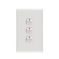 Switch 3 Gang 10 Amp