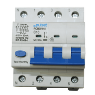 RCBO 3P+N 6KA 30ma 10amp AC Type - RCBO/410