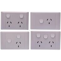 SL Single Power Point with 2-way Switch - SL/GPO1X