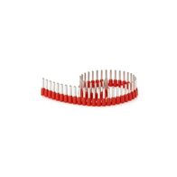 Bootlace Terminal Strip 1mm² Red 50 Pieces 1 Strip