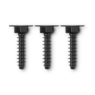 Cable Tie Holder Diameter 8mm x Length 31mm Black 50pcs