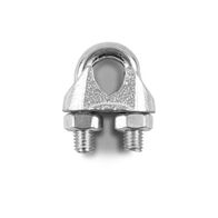 Wire Rope Grip 10mm (3/8) Bolt Galvanised Zinc Plated Thread M8