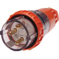 3 Round Pin Straight Plug - 32Amp - IP/PLS3PH332R