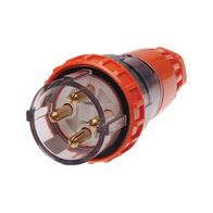 3 Phase 4 Round Pin Straight Plug - 50Amp - IP/PLS3PH450