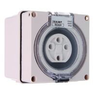 3 Phase 4 Round Pin Socket - 10Amp - IP/SC410
