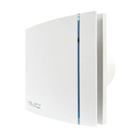 Silent Design wall mounted fan 200mm standard Silver