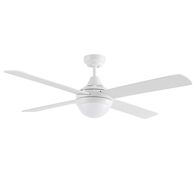 Link 1220mm 4 Blade Ceiling Fan & Light 2 x E27 White