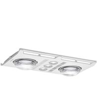 Profile Plus 2 Heat 3 in 1 Bathroom Heater Exhaust Fan with LED Lights White