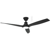 Triumph DC 1320mm 3 ABS Blade WIFI & Remote Control Ceiling Fan with Variable Dim 15w CCT LED Light Matt Black