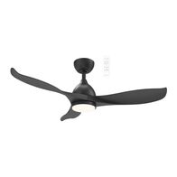 Scorpion DC 1320mm 3 ABS Blade WIFI & Remote Control Ceiling Fan with Variable Dim 20w CCT LED Light Matt Black