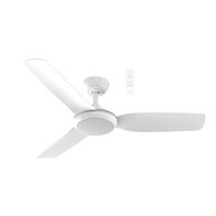 Viper DC 1220mm 3 Blade All ABS WIFI & Remote Control Ceiling Fan with Variable Dim 18w CCT LED Light Matt White
