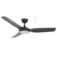 Viper DC 1320mm 3 Blade All ABS WIFI & Remote Control Ceiling Fan with Variable Dim 18w CCT LED Light Matt Black