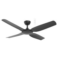 Viper DC 1320mm 4 Blade All ABS WIFI & Remote Control Ceiling Fan Only Matt Black