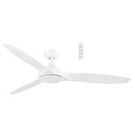 Newport DC 1420mm 3 ABS Blade WIFI & Remote Control Ceiling Fan Only Matt White