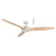 Newport DC 1420mm 3 ABS Blade WIFI & Remote Control Ceiling Fan Only White/Oak