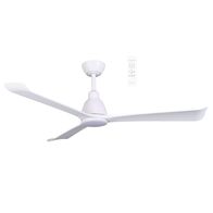 Polo DC 1320mm 3 ABS Blade WIFI & Remote Control Ceiling Fan with Variable Dim 15w CCT LED Light Matt White