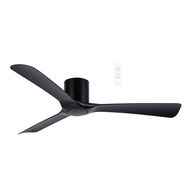 Fresno DC Close to Ceiling 3 ABS Blade 1320mm Hugger WIFI & Remote Control Ceiling Fan Matt Black