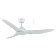 Impact DC 1320mm 3 ABS Blade WIFI & Remote Control Ceiling Fan Only Matt White