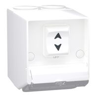 Weathershield
Socket
Single, Post Mount, 10A, 250VAC, IP54 | White Electric