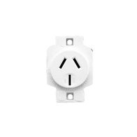 Standard Series, Automatic Single Switch Socket Outlet, 250VAC, 20A, 2 Pole, Less Bracket
White Electric