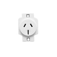Standard Series, Automatic Single Switch Socket Outlet, 250VAC, 15A, Safety Shutter, Less Bracket
White Electric