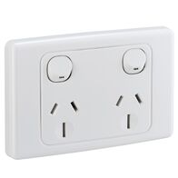 2000 Series
Twin Switch Socket Outlet
250V, 15A | White Electric