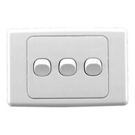2000 Series
Flush Switch
3 Gang, 250VAC, 10A, Standard, Horizontal | White Electric