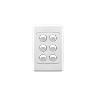 2000 Series
Flush Switch
6 Gang, 250VAC, 10A, Standard, Vertical | White Electric