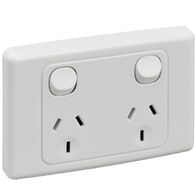 2000 Series
Twin Switch Socket Outlet
250V, 10A, Safety Shutter | White Electric