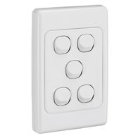 2000 Series
Flush Switch
5 Gang, 250VAC, 10A, Standard, Vertical | White Electric