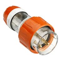 Clipsal - 56 Series, Straight Plug, IP66, 250V 32A - 3 Round Pins
Electric Orange
