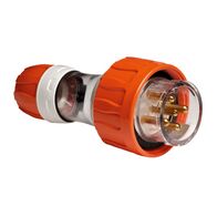 Clipsal - 56 Series, Straight Plug, IP66, 500V 10A - 5 Round Pins
Electric Orange