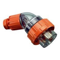 Clipsal - 56 Series, Angled Plug, IP66, 500V 10A - 4 Round Pins
Electric Orange
