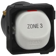 30 Series, Switch Mechanism, 10A, Marked Zone 3 - White Electric