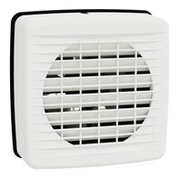 Airflow, Exhaust fan, window, 150mm blade dia, auto louvre, white