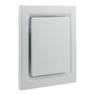 Airflow, Square Inset Grille, for Exhaust Fan - White Electric
