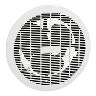 Airflow, Exhaust fan, ceiling, 200mm blade dia, white