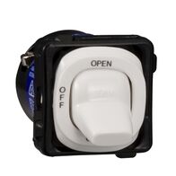 Clipsal - Mechanisms, Switch Mechanism, 3 Position Open / Off / Clos - White Electric