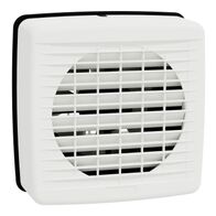Airflow, Exhaust fan, window, 150mm blade dia, pull cord louvre, white