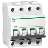Acti9, Miniature circuit breaker (MCB), iC60H Disbo, 4P, 2A, B curve, 10000A (IEC/EN 60898-1), 70kA (IEC/EN 60947-2)
