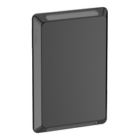 Pro Series, Blank Switch Plate, Horizontal/Vertical Mount - Black